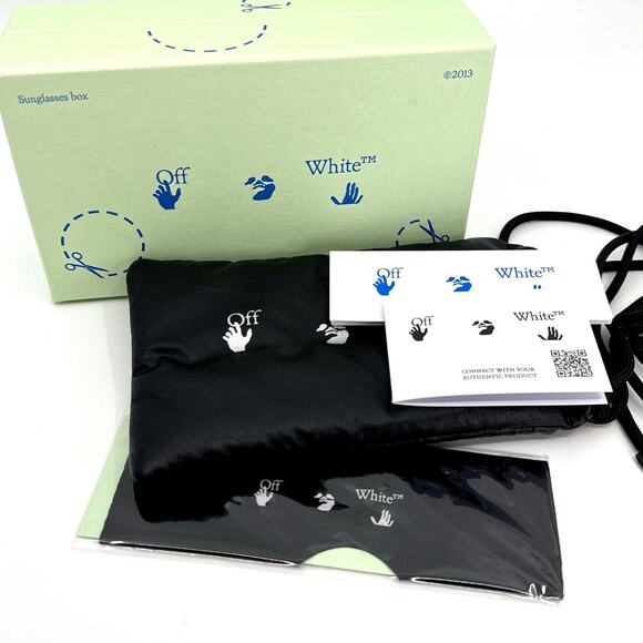 New, OFF-WHITE Sunglasses Leonardo OERI049 6064 Authentic main image 7